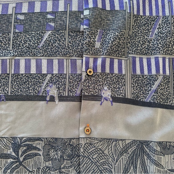 Tommy Bahama New York Mets NY Hawaiian Shirt Mens 3XL Royal 100% Silk - Picture 13 of 16